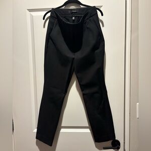 White House Black Market Women's Black Straight Leg Pants